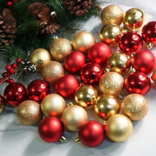 Bola de Natal para Árvore de Natal - Kit 12 Bolas